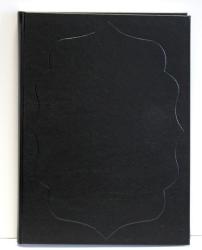  Vendégkönyv A/4 160 lapos sima fekete - tonerpiac