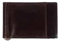 Manier Port-card din piele neagra PT239