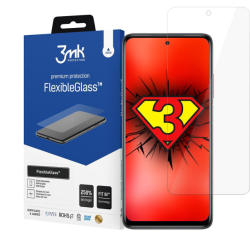 3mk Protection Xiaomi Mi 10T Lite Flexible Glass kijelzővédő (nem teljes kijelzős) 2D sík üvegfólia, 7H keménységű, fekete