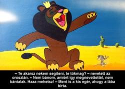  Az egér és az oroszlán - Diafilm