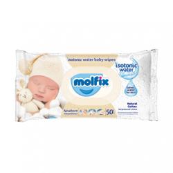 Molfix Izotóniás illatmentes kupakos nedves törlőkendő 50 db