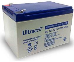 Ultracell Acumulator UPS Ultracell UL12V12AH, 12V, 12A, Alb (UL12V12AH)