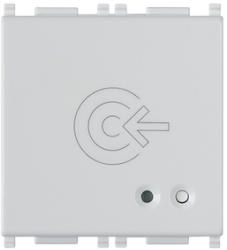 VIMAR Releu control-acces NFC/RFID conectat 2 Module Vimar Plana silver (VIM-14462.SL)