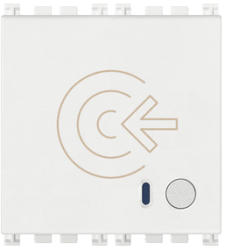 VIMAR Releu control-acces NFC/RFID, conectat, 2 Module Vimar Arke alb (VIM-19462.B)
