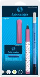 Schneider Set roller SCHNEIDER Easy + 1 pic Corry + 6 rezerve cerneala/blister, roz