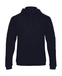 B&C Collection Férfi kapucnis hosszú ujjú pulóver B and C ID. 203 50/50 Hooded Sweatshirt Unisex 2XL, Sötétkék (navy)
