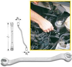 HAZET Nyitott kettős csillagkulcs, 10/11 mm, 168 mm, Hazet 612-10X11