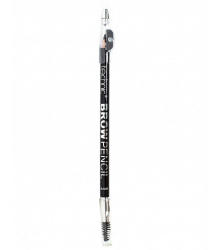 Technic Creion de sprancene Technic Brow Pencil cu ascutitoare si periuta, Black