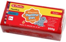 Herlitz Plastilina Soft Clay 500 Gr Rosu Basic (78682) - officeclass