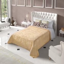 AG Design Cuvertura dormitor embosata bej Regal (5606-50)