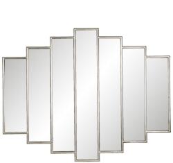 Clayre & Eef Oglinda de perete cu rama din poliuretan argintiu 80 cm x 2 cm x 100 h (52S216)