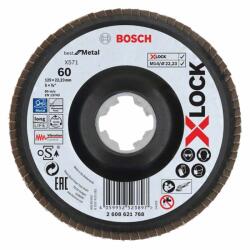 Bosch X-LOCK Flap discs, angled version, plastic plate X571, 125x22, 23mm, G80, 2608621769 (2608621769)