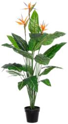 Bizzotto Planta artificiala exotica in ghiveci cu 30 frunze 70 cm x 70 cm x 150 h (0172481)