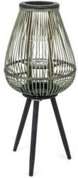 Bizzotto Felinar bambus cu picioare din lemn verde Bamboo Ø 30 cm x 61.5 h (0140945)