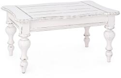 Bizzotto Masuta cafea lemn alb vintage Colette 90 cm x 60 cm x 45 h (0745080) Masa de cafea