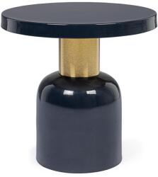 Bizzotto Masuta cafea metal albastru auriu Nalima Ø 41 cm x 41 h (0746702) Masa de cafea
