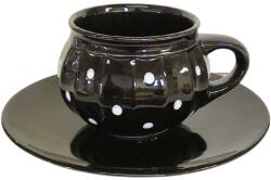 BögreManufaktúra Csupor bögre és reggeliző tányér fekete (FT016)