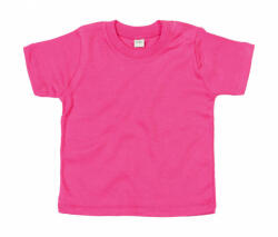 BabyBugz Bébi rövid ujjú póló BabyBugz Baby T-Shirt 12-18, Fuchsia Organic