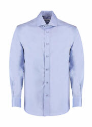 Kustom Kit Férfi hosszú ujjú Ing Kustom Kit Classic Fit Premium Cutaway Oxford Shirt L, Világos kék