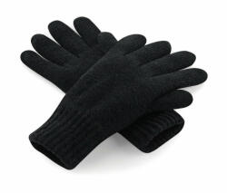 Beechfield Uniszex kesztyű Beechfield Classic Thinsulate Gloves L/XL, Fekete