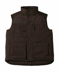 B and C Férfi ujjatlan mellény munkaruha B and C Expert Pro Workwear Bodywarmer L, Barna