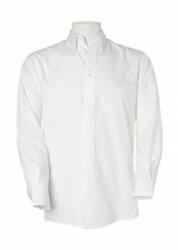 Kustom Kit Férfi hosszú ujjú Ing Kustom Kit Classic Fit Workforce Shirt L (42cm), Fehér