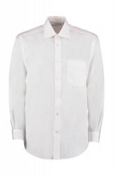 Kustom Kit Férfi hosszú ujjú Ing Kustom Kit Classic Fit Business Shirt L, Fehér