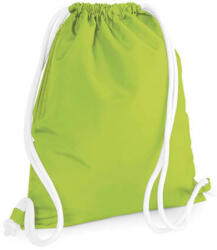 BagBase Tornazsák tornatáska Hátizsák Bag Base Icon Gymsac - Egy méret, Lime zöld