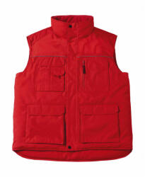 B and C Férfi ujjatlan mellény munkaruha B and C Expert Pro Workwear Bodywarmer 3XL, Piros