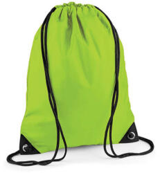 BagBase Tornazsák tornatáska Hátizsák Bag Base Premium Gymsac - Egy méret, Lime zöld