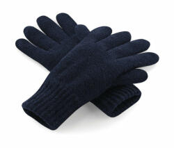 Beechfield Uniszex kesztyű Beechfield Classic Thinsulate Gloves L/XL, Sötétkék (navy)