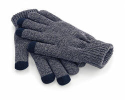 Beechfield Női kesztyű Beechfield TouchScreen Smart Gloves L/XL, Heather Sötétkék (navy)