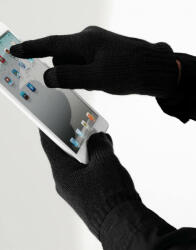 Beechfield Női kesztyű Beechfield TouchScreen Smart Gloves S/M, Fekete