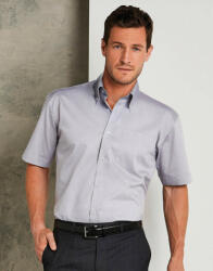 Kustom Kit Férfi rövid ujjú Ing Kustom Kit Classic Fit Premium Oxford Shirt SSL XS, Fehér