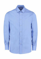 Kustom Kit Férfi hosszú ujjú Ing Kustom Kit Tailored Fit Business Shirt S, Világos kék