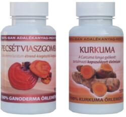 Reishisziget Izületi duó csomag - 1 db Ganoderma gyógygomba (334 mg) kapszula 90 db és 1 db Kurkuma (500 mg) kapszula 90 db