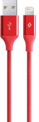 Ttec Кабел AlumiCable Lightning Charge/Data Cable, Червен, 117279
