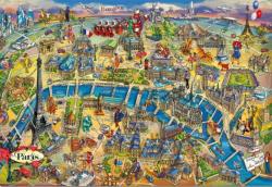 Educa Párizs térképe 500 db-os (18452)