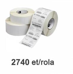 Zebra Rola etichete Zebra Z-Select 2000T 76x51mm, 2740 et. /rola (76055)