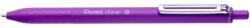 Pentel Golyóstoll nyomógombos 0, 35mm, Pentel iZee, írásszín lila (BX467-V) - tonerpiac