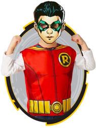 Rubies Rubies: Justice League - Costum Robin premium cu mască de hârtie, 95-125 cm (33687R)