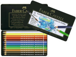 Faber-Castell Creioane colorate Faber-Castell Acuarela A. Durer, 12 culori, cutie metal (FC117512)