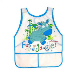  Bobobaby tépőzáras előke 36hó+ - világoszöld zebra jungle