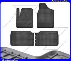 VW SHARAN 1 1995.08-2000.04 /7M/ Gumiszőnyeg garnitúra 1. -2. sor üléshez (4db) méretpontos - 3mm vastagságú - 10mm magas peremmel, vanília illattal "ElToro" FROGUM (Egyedi rendelésre, NEM visszáruzható)