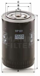 Mann-filter Filtru ulei MANN-FILTER WP 931 (WP 931) - automobilus