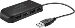 SPEEDLINK SNAPPY EVO USB Hub, 7-Port, USB 2.0, aktív, fekete (SL140005BK) (SL-140005-BK)