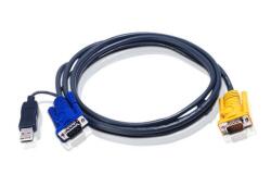 ATEN Cablu KVM USB-PS/2 SPHD 3m, ATEN 2L-5203UP (2L-5203UP)