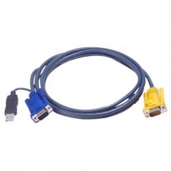 ATEN Cablu KVM USB-PS/2 SPHD 6m, ATEN 2L-5206UP (2L-5206UP)