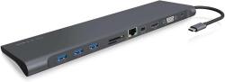 RaidSonic Docking Station RaidSonic IcyBox, USB-C, Grey (60389)