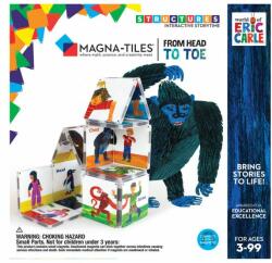 CreateOn Din cap pana in picioare, Eric Carle, Magna-Tiles Structures (FHT200101) Jucarii de constructii magnetice